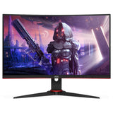 Monitor Curbat Gaming LED VA AOC 27", FHD, 165Hz, 1ms, FreeSync2, FrameLess, HDMI, DisplayPort, Pivot, C27G2AE/BK