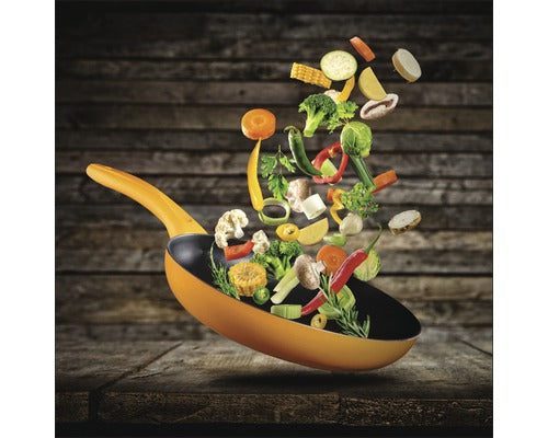 Panou Antistropi Sanotechnik pentru Bucatarie din Sticla Decor Spicy wok 65x65 cm
