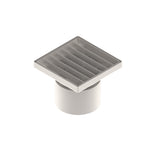Sifon Inox, VODALAND, 150x150, cu gratar in fante, iesire verticala DN110, L15, 151x151x130 mm