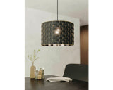 Pendul Marsales E27 Max. 1x40w, Negru/textil