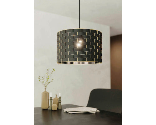 Pendul Marsales E27 Max. 1x40w, Negru/textil