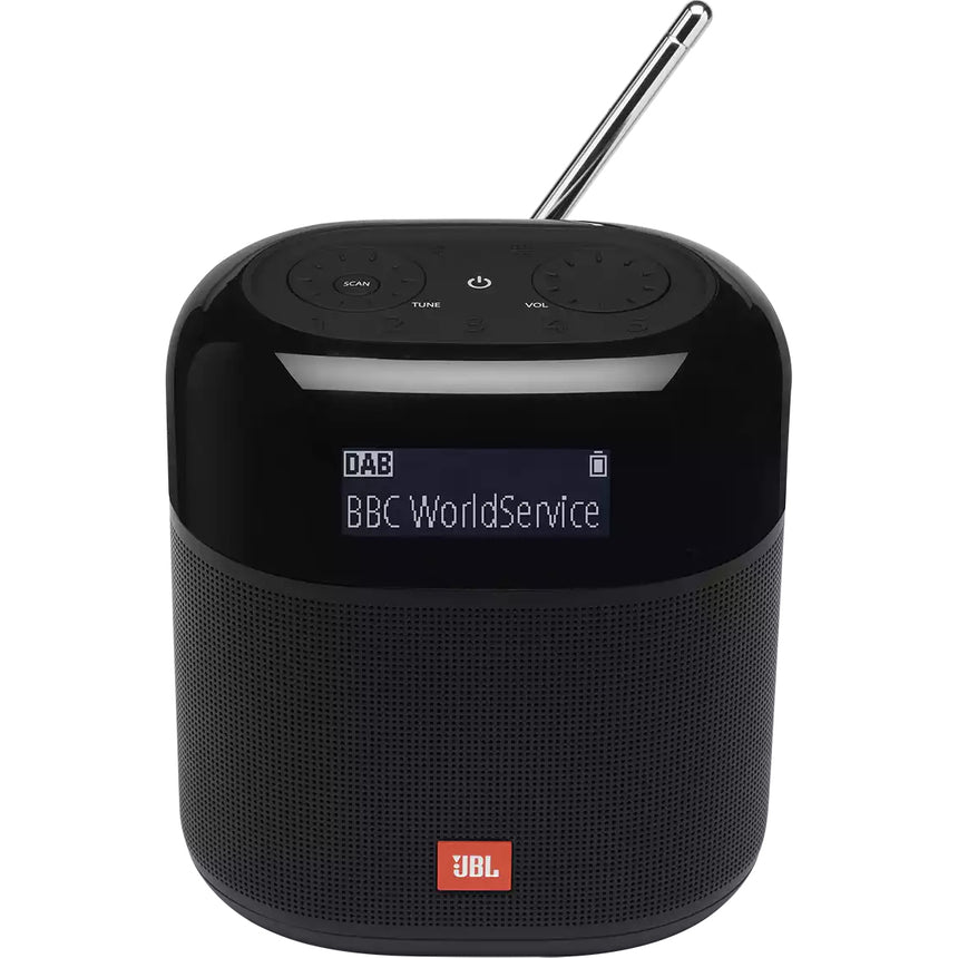 Radio portabil JBL Tuner XL, Bluetooth, DAB/FM, Rezistent la apa IPX7, Negru