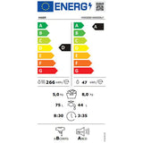 Masina de spalat rufe cu uscator Slim Haier HWD80-B14959S8U1S, 8 kg spalare, 5 kg uscare, 1400 rpm, Clasa A, Motor Direct Motion, Wi-Fi, iRefresh, ABT, Pillow Drum, Dual Spray, Antracit