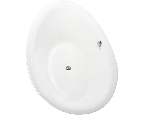 Cada de baie ovala freestanding Tender Max 87x180x65 cm acril alb