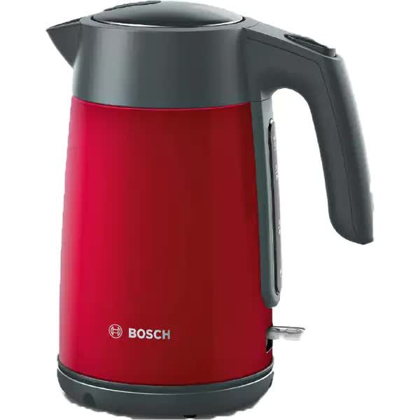 Fierbator apa Bosch TWK7L464, 2400 W, 1,7 L, 220-240 V, indicator pentru numarul de cesti, oprire automata, rosu