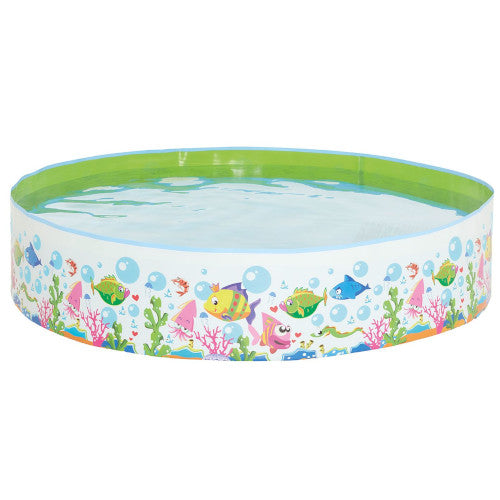 Piscina Happy People Sea World cu Perete Rigid, 180x38 cm