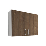 Corp Superior haaus Karo, 2 Usi, Stejar Bronz/Alb, 80 x 30 x 60 cm