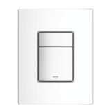 Placa de actionare Grohe Skate Cosmopolitan, actionare cu dubla spalare, ABS, EcoJoy, alb