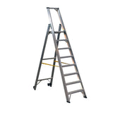 Scara dubla cu 1*8 trepte Alverosal , Aluminiu
