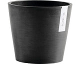 Ghiveci Ecopots Amsterdam Cu Sistem De Irigare Plastic Ø 20 Cm H 17, 5 Cm Gri Inchis