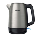 Fierbator Philips Daily Collection HD9350/91, 1850 W, 1.7 L, capac metalic, led indicator, Inox