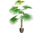 Pom Artificial Washingtonia In Ghiveci H 120 Cm Verde