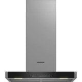 Hota Decorativa GRUNDIG GDKP2464BBSC, 1 motor, 700 m3/h, L 60 cm, Negru-Inox