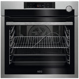 Cuptor incorporabil AEG BSE778380M, Electric, 72 l, Autocuratare pirolitica, SteamCrisp, Afisaj digital, Timer electronic, Conectivitate WiFi, Clasa A+, Inox antiamprenta
