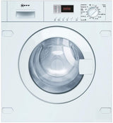Masina de spalat rufe cu uscator incorporabila Neff V6540X2EU, 7 kg spalare, 4 kg uscare, 1400 RPM, EcoSilence Drive, Display LCD, AquaStop, Clasa E, Alb