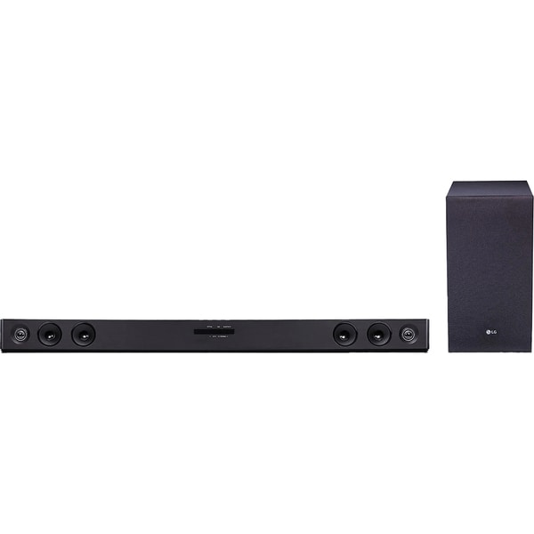 Soundbar LG SQC2, 2.1, 300W, Subwoofer Wireless, Bluetooth, Dolby Audio, negru