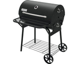Gratar Cu Carbuni Tenneker Ranger Tc-3 Negru Suprafata De Gatire 72x48 Cm cu Termometru In Capac, Etajera