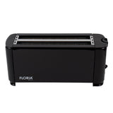 Prajitor paine dublu FLORIA ZLN-2706, Negru Putere 1300W, 2 fante, 4 felii