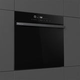 Cuptor Incorporabil HISENSE BIPZ65346WF, Electric, Autocuratare Pirolitica, 77 l, Clasa A+, Wi-Fi, Negru