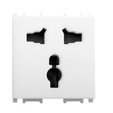 Priza simpla multistandard 2P+E, 2M, 6-10-13A, 250V