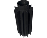 Burlan Recuperator Negru Ø120 Mm Cm Otel