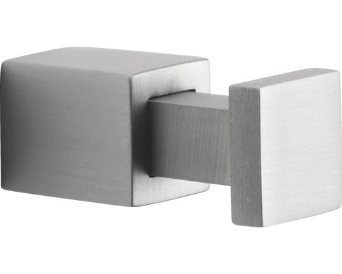 Cuier Baie Tiger Square, 1 Agatatoare, Montaj Pe Perete, Inox, Set 2 Bucati