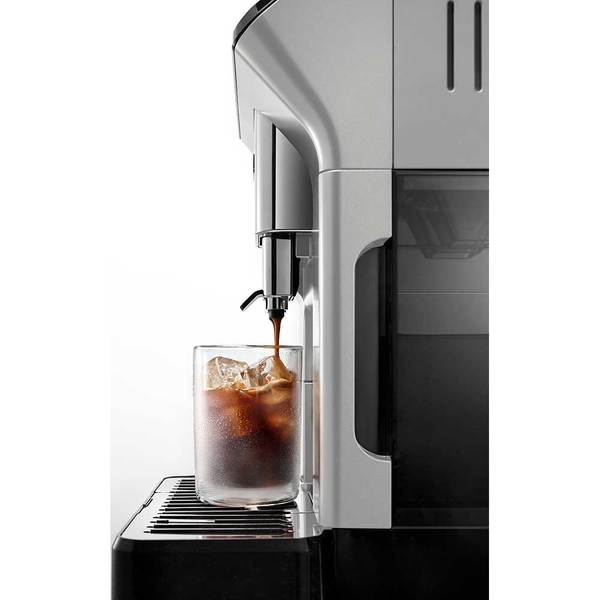 Espressor automat De'Longhi Eletta Explore ECAM 450.65.S, 1450W, 50+ tipuri de bauturi, 19 bari, 2 carafe cu tehnologie LatteCrema (Hot & Cool), tehnologie de extractie la rece, Rasnita cu tehnologie Bean Adapt, Coffee Link App, Argintiu