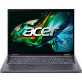 Laptop 2 in 1 ACER Aspire 5 Spin 14 A5SP14-51MTN-55UK, Intel Core I5-1335U pana la 4.6GHz, 14" WUXGA, 16GB, SSD 512GB, Intel Iris Xe, Free DOS, Gri