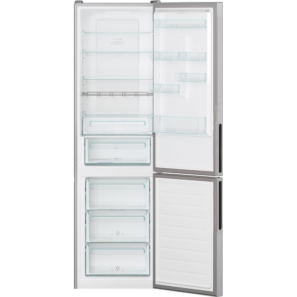 Combina Frigorifica CANDY CCE7T620DS, No Frost, 377 l, H 200 cm, Clasa D, Wi-Fi, Argintiu