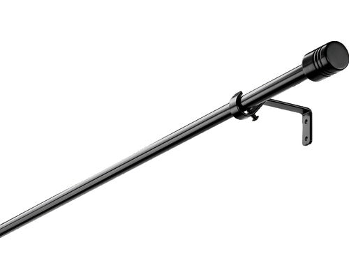 Galerie Perdea Cilindru Neagra Ø 16 Mm Extensibila 100-200 Cm