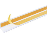 Cornier Plastic Alberts 20x20x1 Mm, Lungime 2, 6m, Autoadeziv, Alb