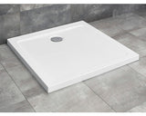 Cadita De Dus Patrata Radaway Doros Plus C 90x90x4,5 Cm Acril Alb Sdrpc9090-01