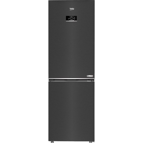 Combina frigorifica Beko B3RCNA364HXBR1, 316 l, No Frost, HarvestFresh, AeroFlow, Kitchen Fit, Everfresh+, Clasa E, 186.5 cm, Inox