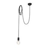 Lampa suspendata industriala, Nowodvorski, Silicon, E27, IP20, Negru