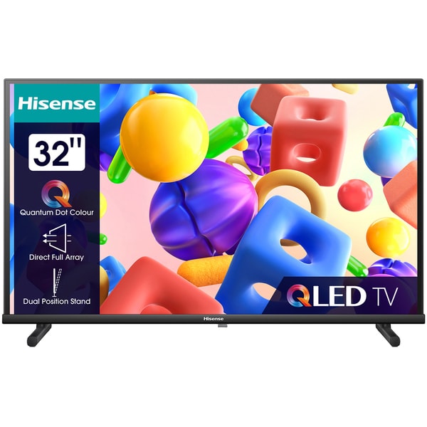 Televizor, Hisense, 32A5KQ Smart QLED, 81 cm, Full HD, Negru