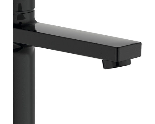 Baterie lavoar monocomanda inalta Roca Naia tehnologie Cold Start titanium black