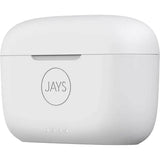 Casti JAYS t-Seven, True Wireless, Bluetooth, In-Ear, Microfon, Noise Cancelling, Alb
