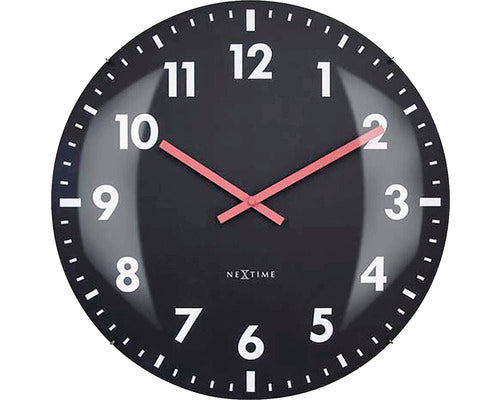 Ceas Perete Nextime Duomo Negru Ø 50 Cm