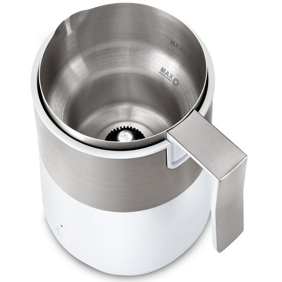 Aparat pentru spumare lapte cu inductie Tchibo, 500W, 500ml, 2 moduri spumare lapte + 1 mod incalzire lapte, Alb