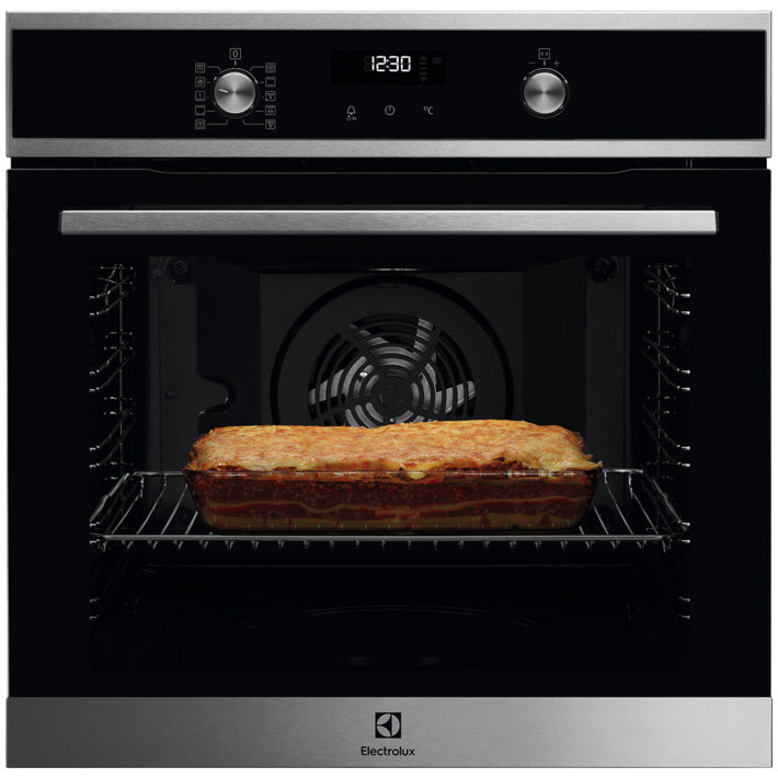 Cuptor incorporabil Electrolux EOF6P70X, Electric, 72 l, 9 programe, Convectie, Grill, Autocuratare pirolitica, Clasa A+, Inox antiamprenta