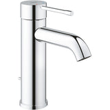 Baterie lavoar Grohe Essence 23589001, 3/8'', marimea S, monocomanda, limitator, cartus ceramic, sistem evacuare, Crom