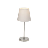 Veioza argintiu/ alb din metal Kasha, 40.5 cm, E14, IP20, Brilliant