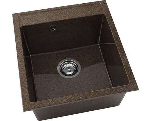 Chiuveta Bucatarie Cu O Cuva Fat Avangard 224 51x46 Cm, Fara Picurator, Granixit Nutshell