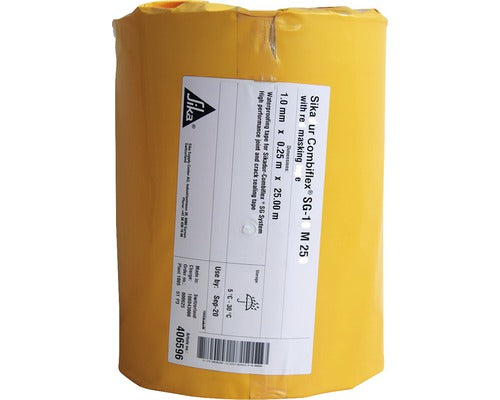 Banda de Etansare Sika Sikadur Combiflex SG10 25 m Pentru Rosturi Solicitate Hidrostatic