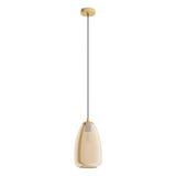 Pendul ALOBRASE, EGLO, E27, 1x40W, otel, alama, polisata, 110 x 20 cm, inaltime reglabila