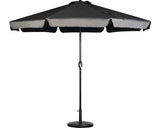 Umbrela Garden Place Ø 300 Cm H 248 Cm Poliester Gri Inchis