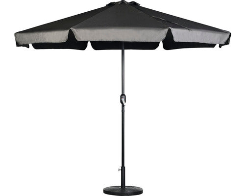 Umbrela Garden Place Ø 300 Cm H 248 Cm Poliester Gri Inchis