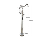 Baterie cada freestanding FF011 crom