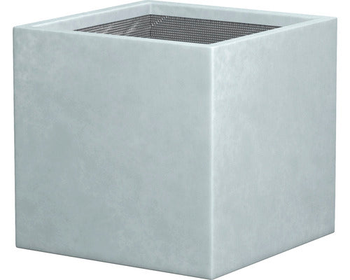 Ghiveci Lafiora Emilia Piatra Artificiala 36, 5x36, 5x34, 5 Cm Gri Deschis