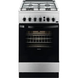 Aragaz ZANUSSI ZCG512H1XA, Gaz, 4 arzatoare, L 50 cm, Grill, Rotisor, Inox